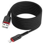 Hoco U134 Type C to Type C 240W 5A Braided Fast Charging Data Cable -1.8m